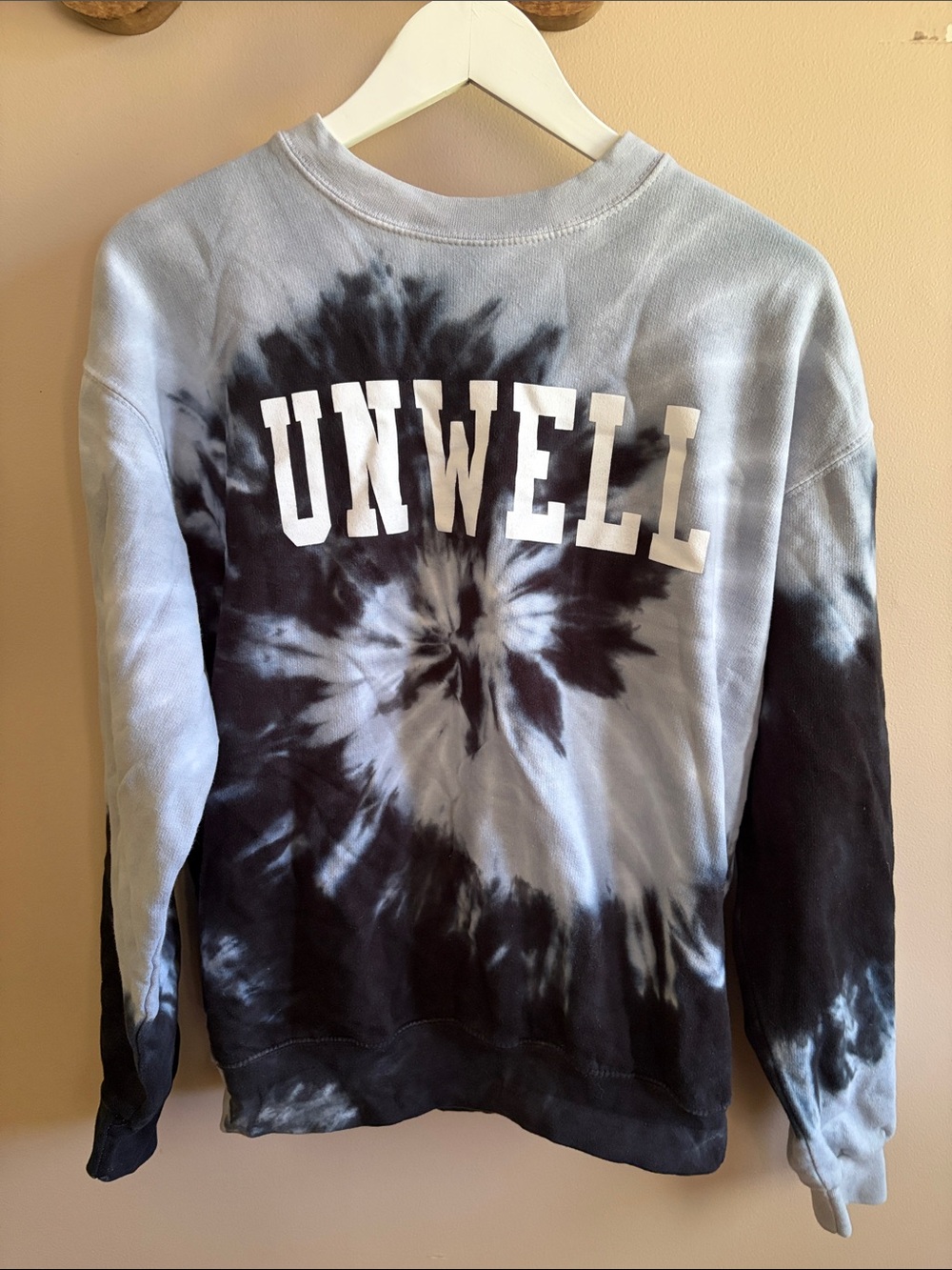 alex cooper call her daddy unwell tie dye crewneck size medium